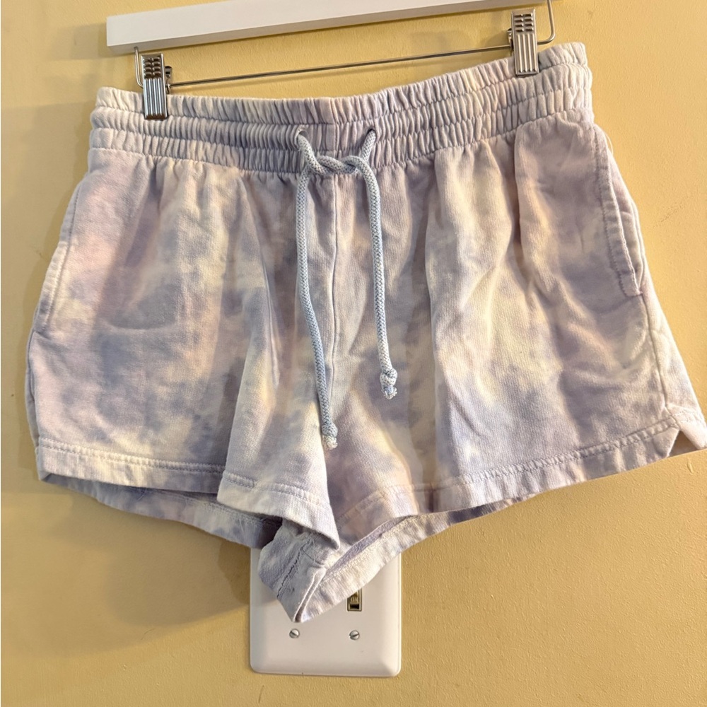 Out From Under for Urban Outfitters Pastel Tie-Dye Shorts for Women, size M